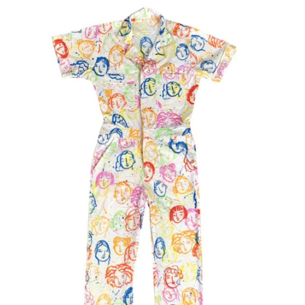 MY LITTLE BELLEVILLE BOWIE RAINBOW JUMPSUIT (NEW)